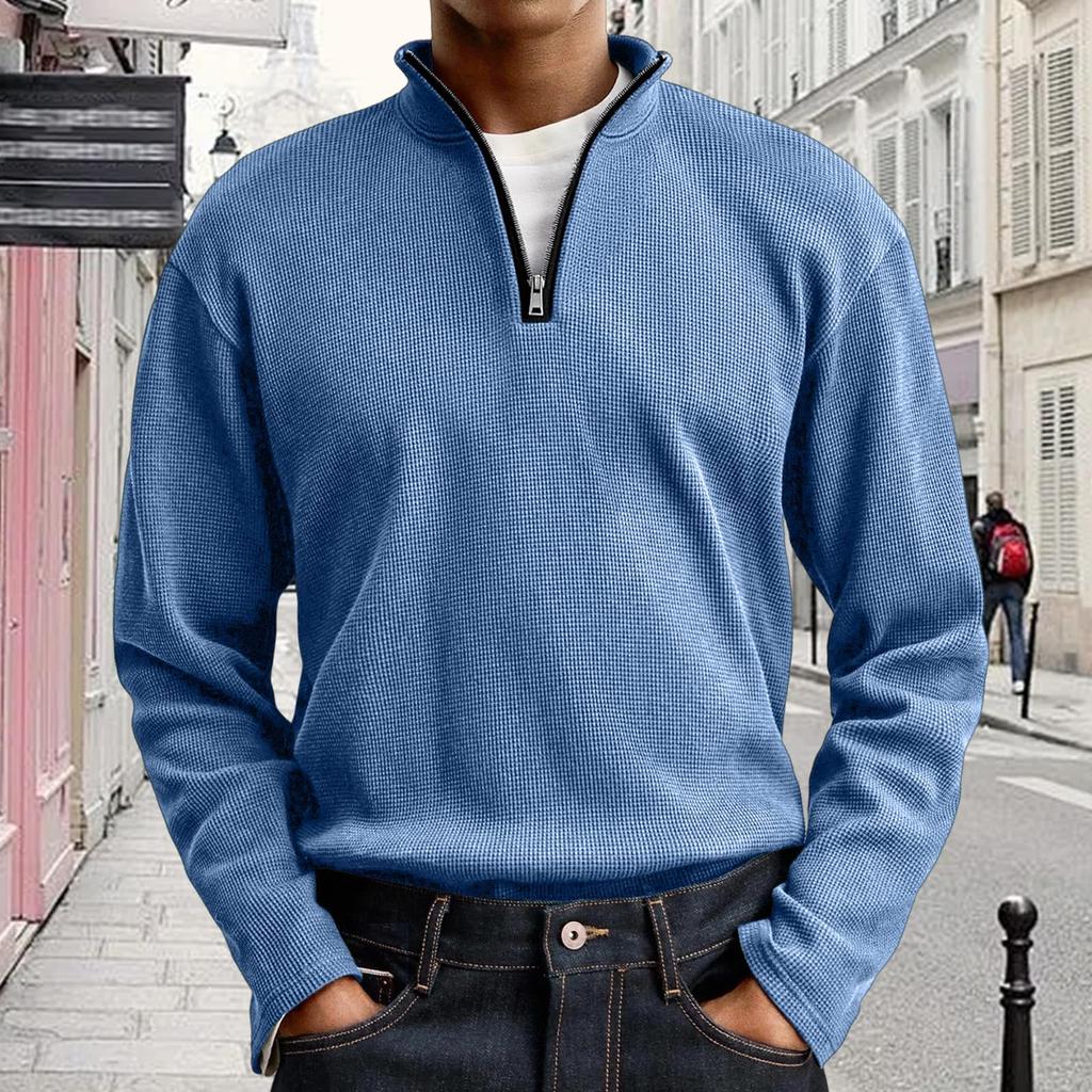 Мужской повседневный пуловер, легкий свитшот с горловиной, рубашки с длинным рукавом