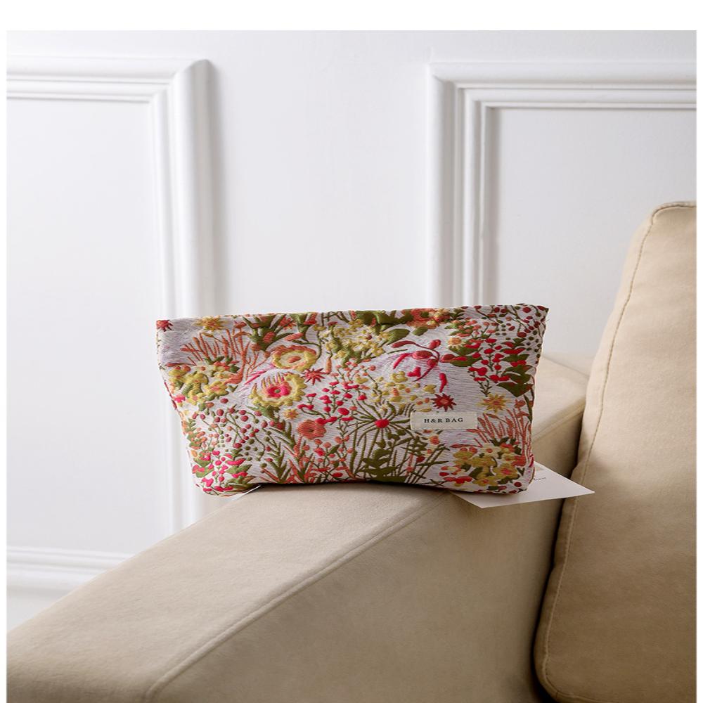 Women Cosmetic Bag Large Capacity Makeup Storage Bag Travel Portable Organizer Zipper Wash Bag Multifunction Storage Case