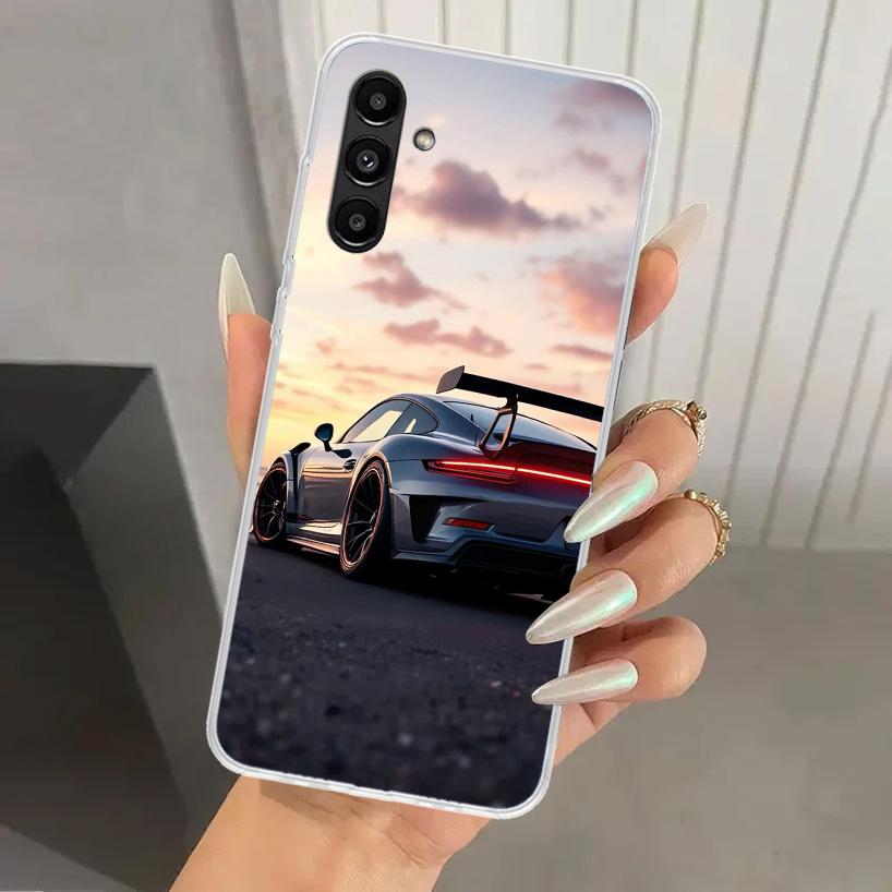 Чехол для телефона Спортивный автомобиль 911 для Samsung Galaxy A17 A16 A37 A26 A36 A57 A56 A15 A25 A35 A55 A14 A24 A34 A54 A13 A23 A33 A53 Galaxy