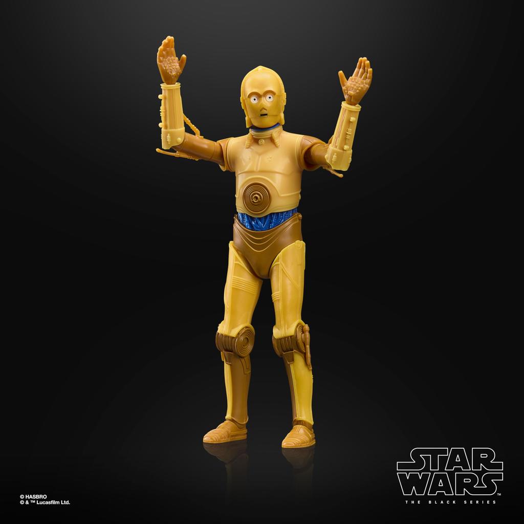 Hasbro ЗВЕЗДНЫЕ ВОЙНЫ Черная Серия C-3PO, Звездные Войны: Звездные войны: Приключения дроидов Коллекция Премиум 15 см Фигурка G3226 (аутентичный)