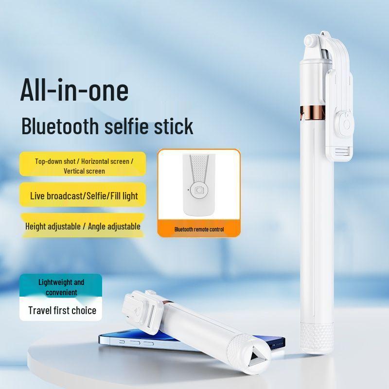 Тренога-селфи-палка с Bluetooth-пультом и выдвижной настольной подставкой, вращающаяся на 360°, с защитой от тряски