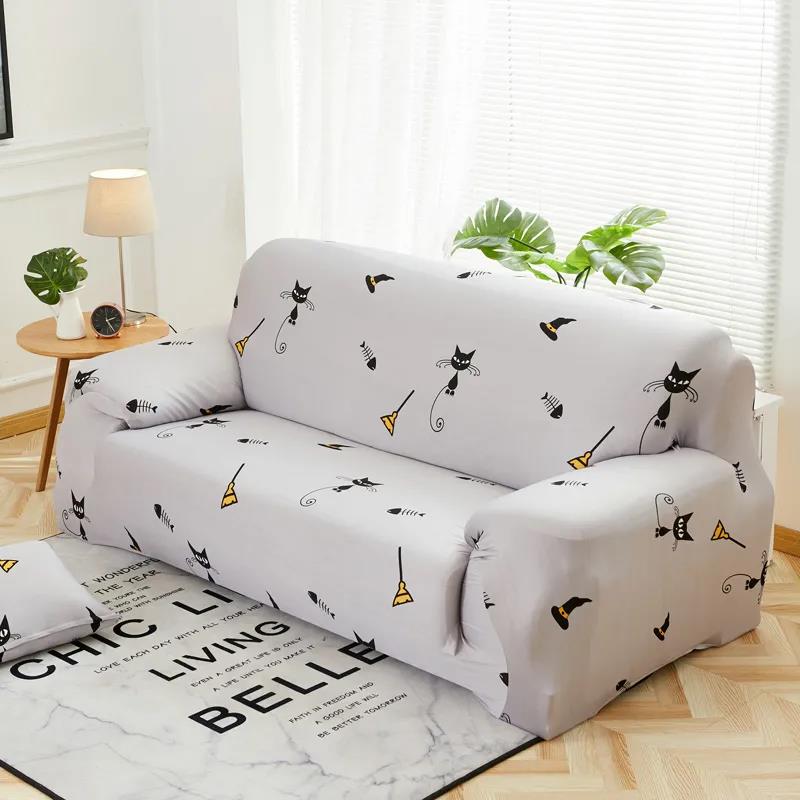 1-4 универсальных эластичных чехла для дивана, полное покрытие, нескользящая модульная подушка для дивана, универсальная защита от царапин для всех сезонов