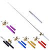 MUQZI Sports Accessory Mini Outdoor Pocket Fish Pen Shape Fishing Rod Aluminum Alloy Fishing Pole