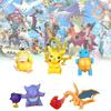 Adorable Pokmon Pikachu Bulbasaur Squirtle Psyduck Pvc Figurine Set 10cm Collectible Toys
