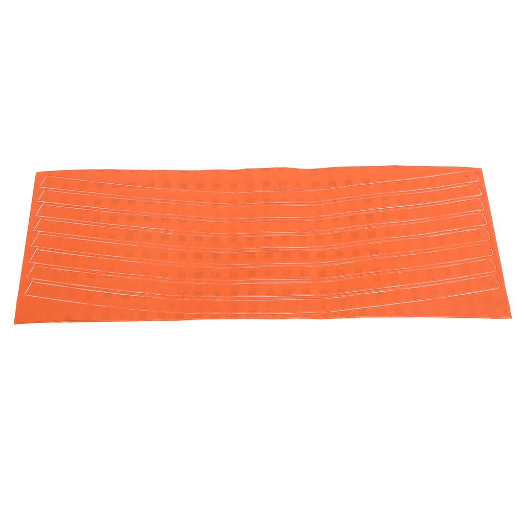 Bicycle Wheel Rims Reflective Stickers Night Riding Safety Stickers Decoration TapeOrange
