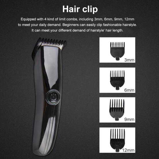 Электрический триммер для волос USB перезаряжаемый малошумный машинка для стрижки волос инструмент для стрижки волос для детей и взрослых