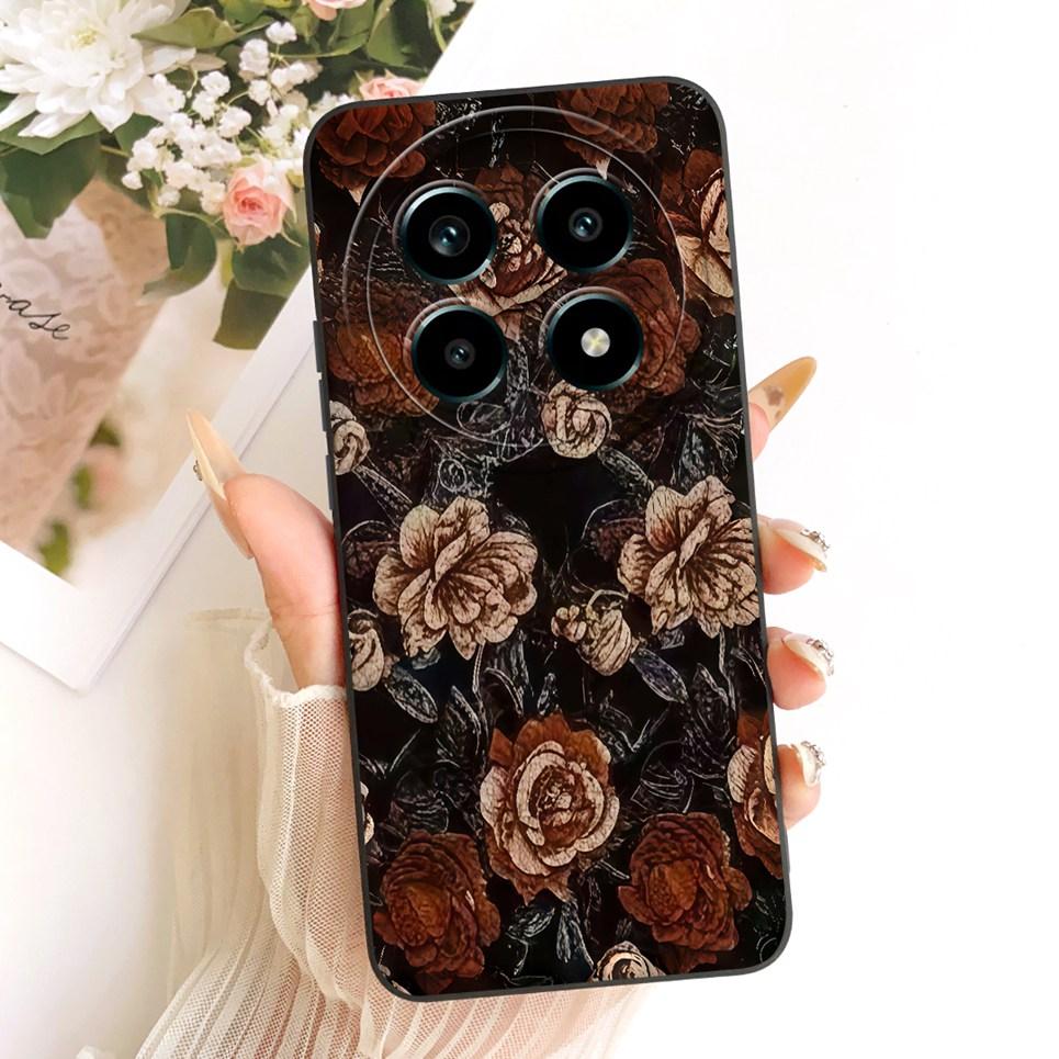 Daisy Bow Pattern Butterfly Flower Cherry Back Cover For Realme 13 Pro Pro+  Phone Case Soft Silicone Casing On Realme P1 Speed