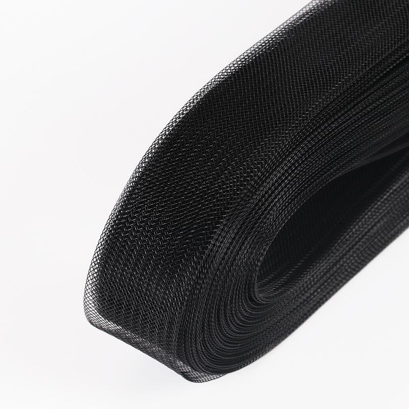 Черный и белый эластичный сетчатый пояс для юбок для латинских танцев и аксессуаров для хвостиков