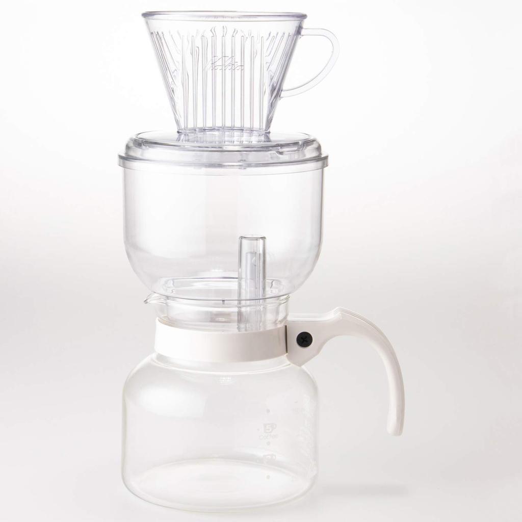 Kalita Кофейный сервер Дриппер Охладитель для вкусного кофе со льдом Термостойкий стеклянный сервер Эксклюзивное оборудование для ручного капельного заваривания кофе Кофейный графин Декантер