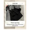 Large Capacity Tote Bag, Thick Rope Bag, Messenger Bag, Versatile Commuting Fashion One Shoulder Crossbody Bag Women's Bag