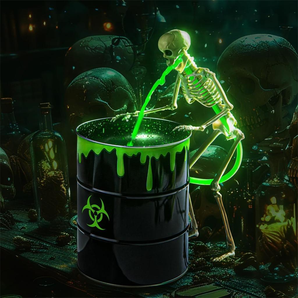 Funny Decoration, Vomit Skeleton Decoration, Table Decoration, Interior Decoration - Vomit Skeleton Trash Can, Party Decoration Room Home Fireplace