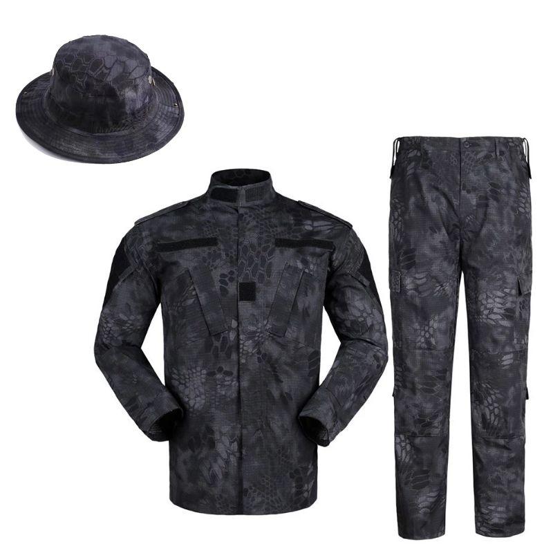 Полицейская форма боевой формы армии Рибстоп с шляпой-ведром