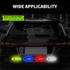 4pcs Car Door Reflective Strips security Warning Stickers For Mitsubishi Outlander Lancer 10 9 ASX RALLIART Eclipse L200 Pajero