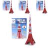 Big Dream Tokyo Tower 3D Трехмерная головоломка 4P Набор Корея 3D головоломка