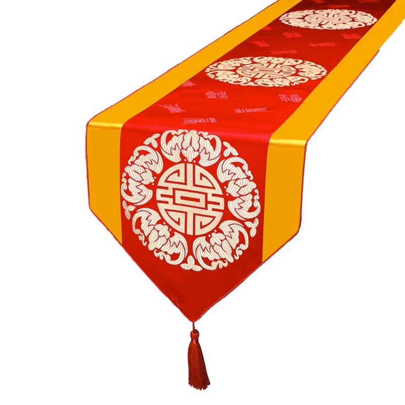 Новый китайский стиль тканый парчовый настольный флаг, современная мода, простой настольный флаг, сельский обеденный стол, чайный стол, скатерть