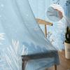Plant Leaves Flowers Branches Simple Sheer Curtains Living Room Window Tulle Curtains Bedroom Veiling Curtains Luxury Drapes