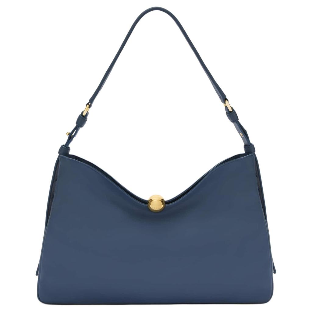 Furla Calfskin Shoulder Bag Large Women's Blue WB01365-BX3168-1685S