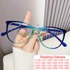 Модные синеблокирующие очки для чтения для женщин, модные кошачий глаз, градиентные, по рецепту, мужские, ультралегкие, TR90