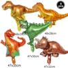 3D Dinosaur Foil Balloon Boy's Birthday Party Decoration Dinosaur Party Balloon Banner Jungle Animal Part Supplies