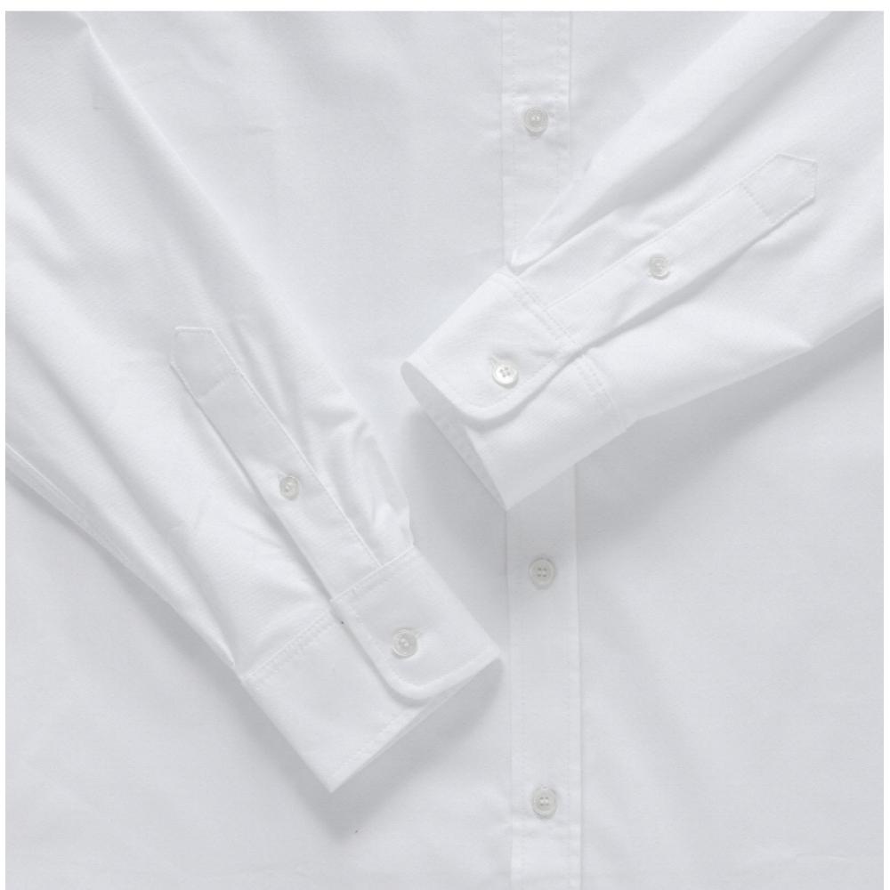 Maison Kitsune Km00488wc2010 P100 Мужская рубашка с нашивкой Dressed Fox