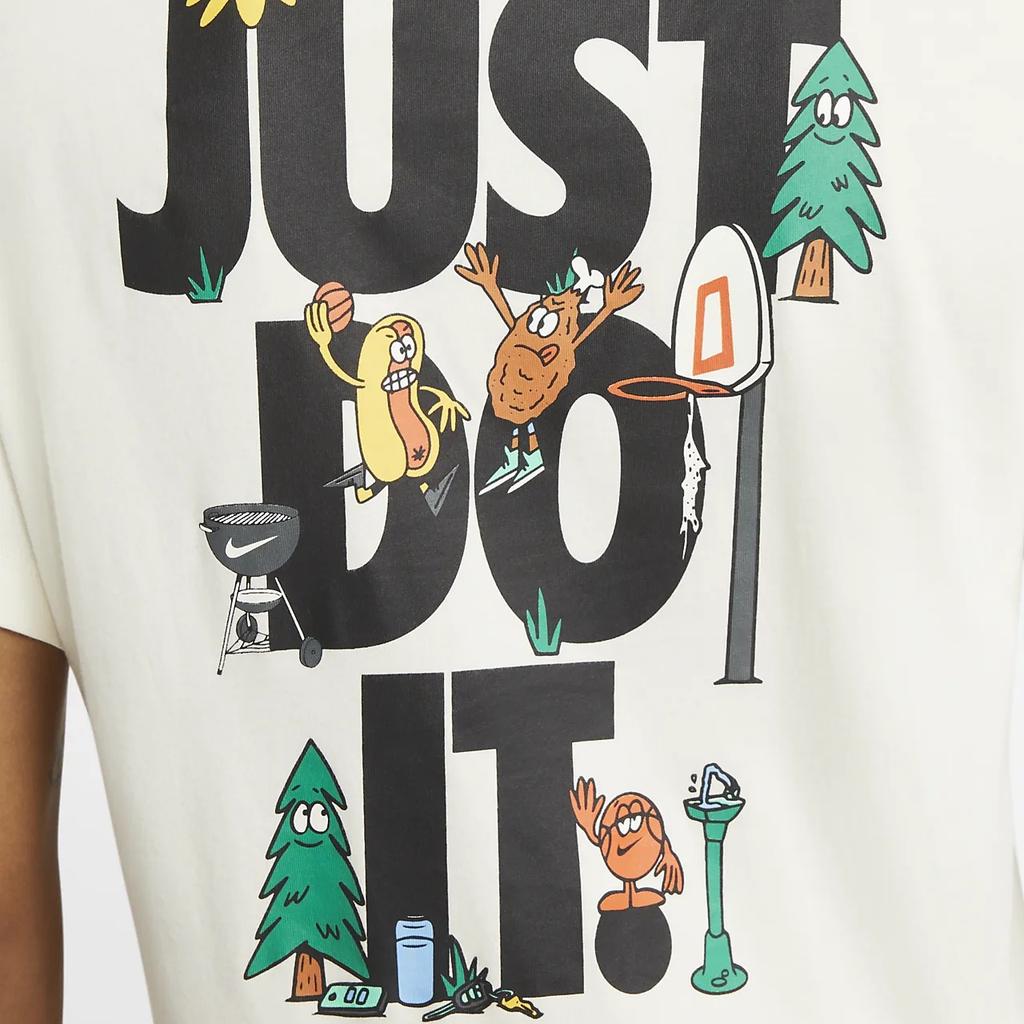 Nike Dri-FIT Just Do It Graphic T-Shirt 'Coconut Milk' Men's FD0063-113