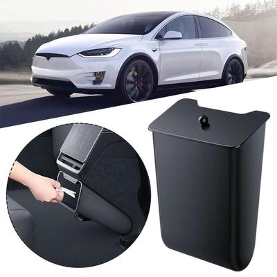 Для Tesla Highland 2024 Автомобильный мусорный бак на заднее сиденье, ящик для хранения вещей в салоне, магнитный мусорный бак, автомобильные аксессуары P0Z1