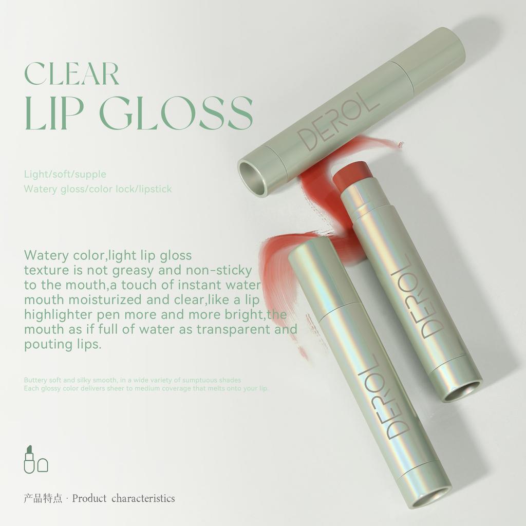 Помада, 10 цветов, Увлажняющая и легкая, Нежирный блеск для губ, Увлажняющая зеркальная помада 15 г