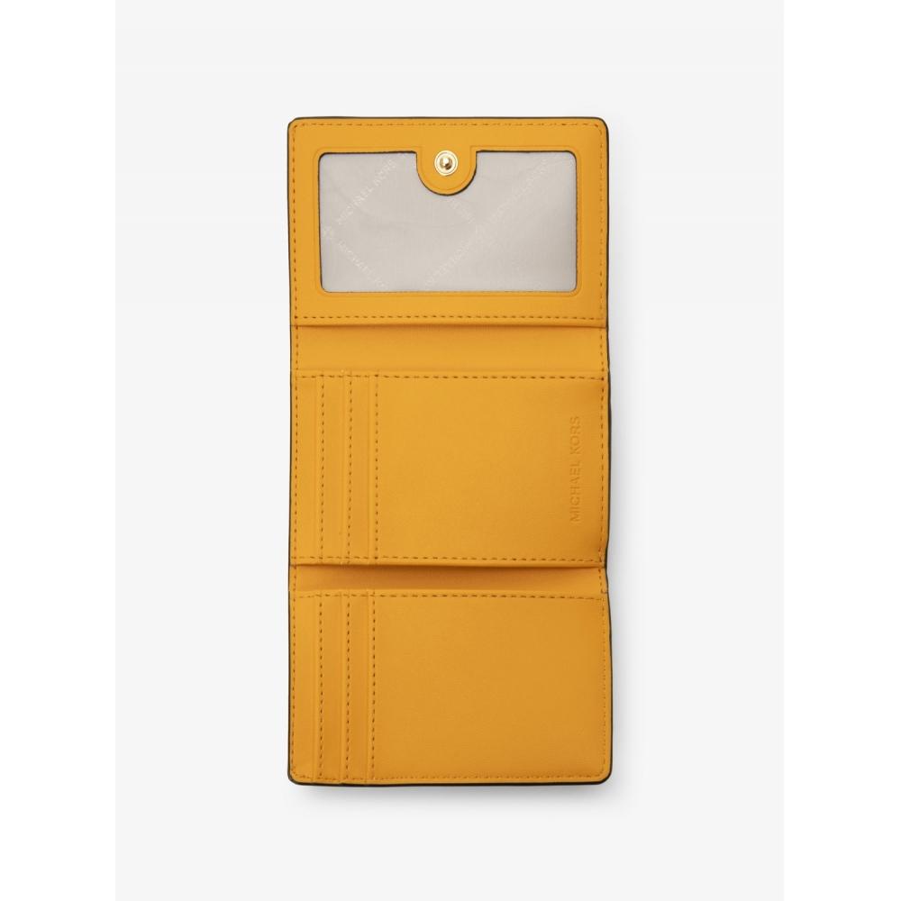 Michael Kors [Япония Лимитированная] Компактный кошелек Jet Set Travel Средний Mk Signature 35s3gtve2v3357 Поп-оранжевый