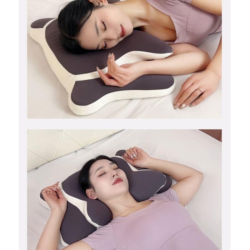 Ergonomic Memory Foam Pillow for Neck Pain Relief, Slow Rebound Orthopedic Cervical Pillow, Hypoallergenic Bed Pillows for Side