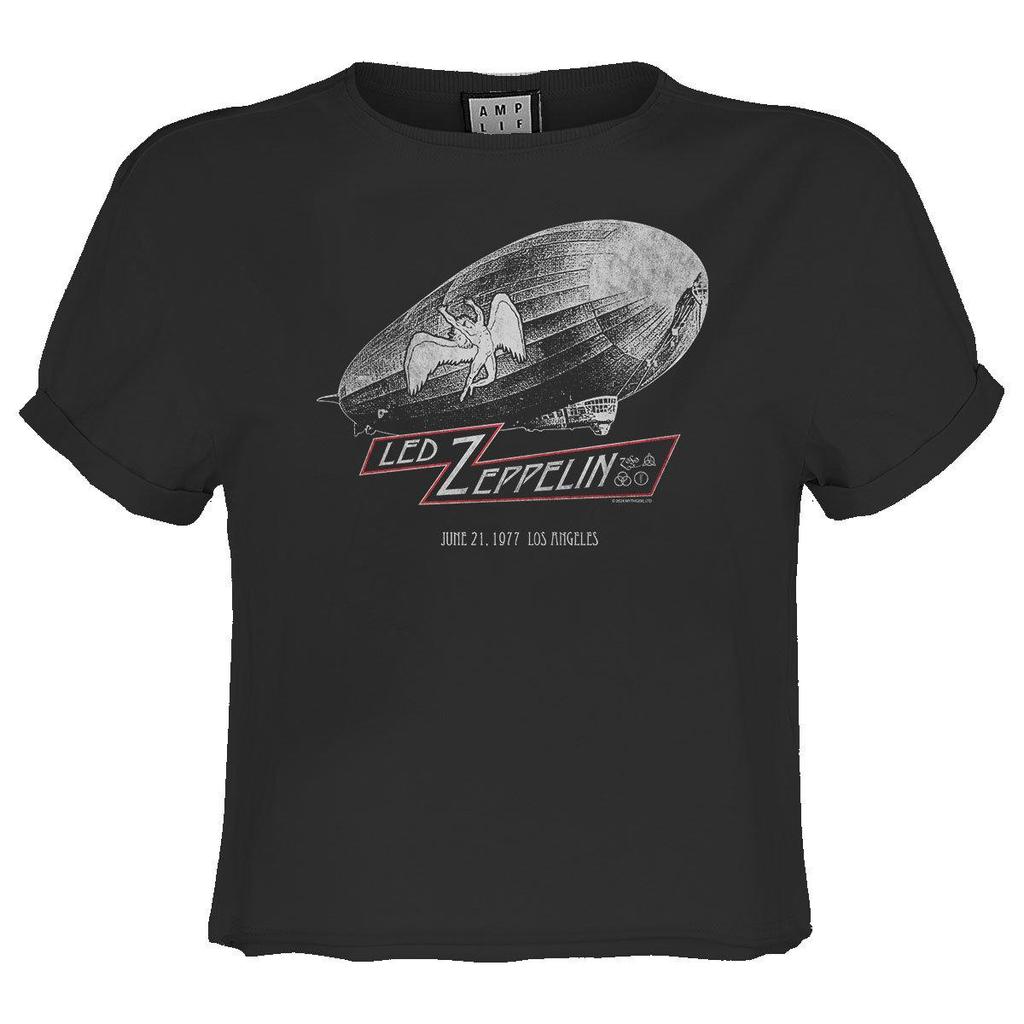 Amplified Womens/Ladies Dazed And Confused Led Zeppelin Crop Top