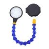 Soldering Magnifier Flexible Arm Magnifying Glass Tool for Electronic Repair Industrial Welding 1Celsius4 Inch Thread 360 Degree Rotation