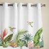 Ins Style Тропические растения Пальмовые листья Шторы для спальни Гостиная Оконные шторы Украшение жалюзи Кухонный декор Шторы