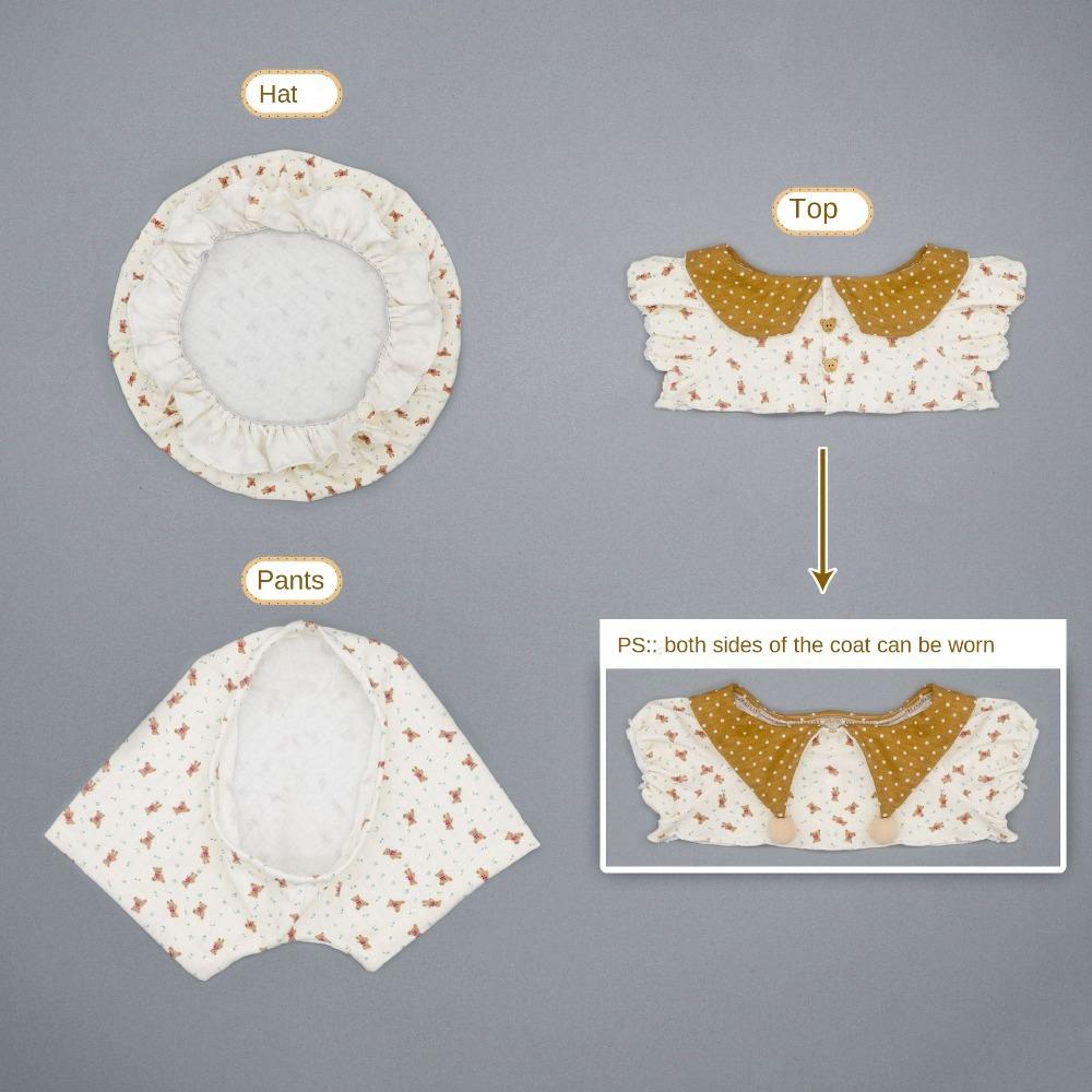 Plush Patch 40Cm Doll Clothes Pajama Set Stuffed Doll Plush Suit Plush Toys Clothes Girl Gift