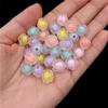 Multicolor Sandwich Rose Flower Beads Creative 11mm for Bracelet Necklace Making Handmade Material Pendants Transparent Matte DIY Jewelry Accessories