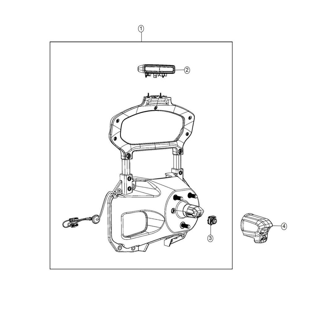 68288397AC 68452959AA Rear View Reversing Camera Back Up Park Assist Camera For Dodge New