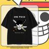 ONE PIECE Аниме Пиратские Шорты с Коротким Рукавом Мужская Летняя Футболка Луффи Зоро Меи Детская Одежда Французский Модный Бренд