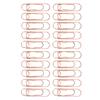 20pcs Pen Clips Metal Bookmark Paper Clip Stationery Tool Pen Holder Clips for Notebooks Book  