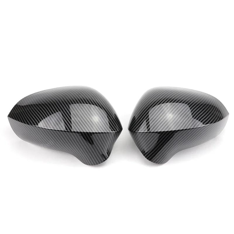 For Seat Exeo 3R Leon 1P1 2009-2013 Lbiza 6J 2008-2013 Carbon Fiber Car Rear View Door Wing Side Mirror Cover Caps Shell Case