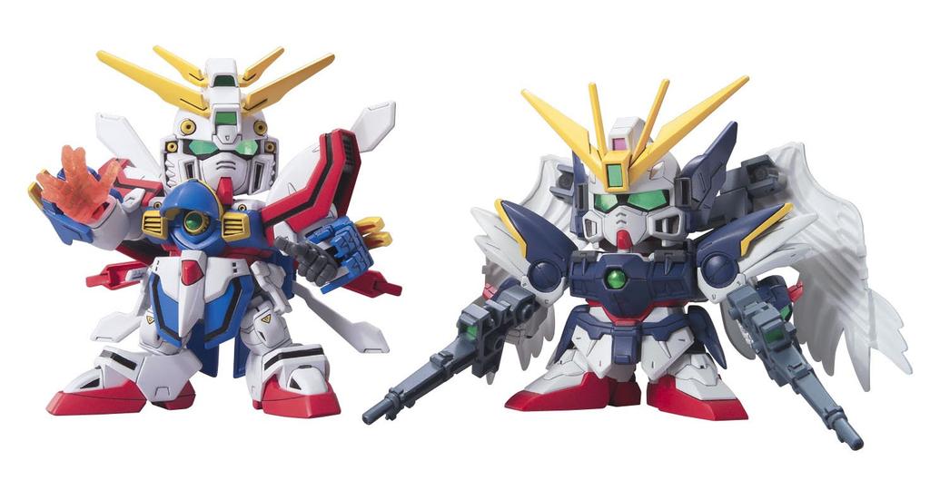 SD Gundam BB Senshi God Gundam & Wing Gundam Zero Custom (BB Senshi)