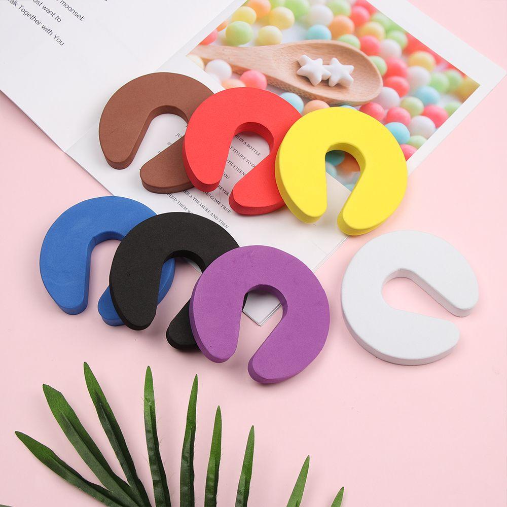 4PCS New Soft Foam Door Stopper Guard Baby Kids Safety Finger Protector