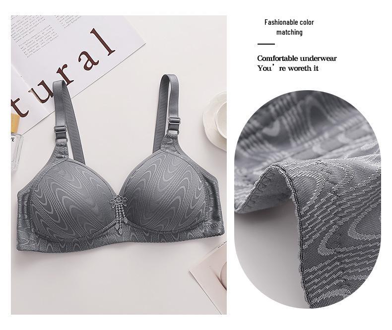 Беспроводной бюстгальтер большого размера без магнитов, предотвращающий провисание, для женщин среднего и пожилого возраста