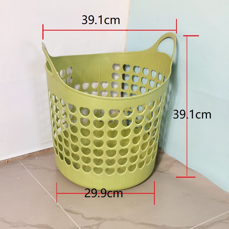 Домашняя большая пластиковая корзина для хранения игрушек, одежды для стирки, прочный контейнер для мелочей