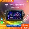 Android 12 для Toyota Fortuner 2 2015 - 2020 2 Din автомобильный радиоприемник мультимедиа видеоплеер стерео Carplay Auto 4G GPS головное устройство