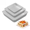 4/6/8Inch Square Cake Tins 3 Layers Angel Food Cake Pan Aluminum Square Baking Pans Baking Mold