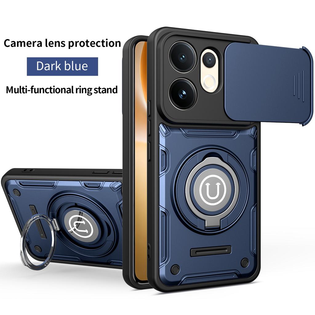 Применимо к VIVO V60 окно для вопросов push-кронштейн чехол для мобильного телефона V60 кольцо V50 противоударный Y400Pro защитный чехол
