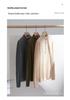 2025 A/W Women's Cashmere Turtleneck Sweater - Buttoned Striped Knit Outerwear