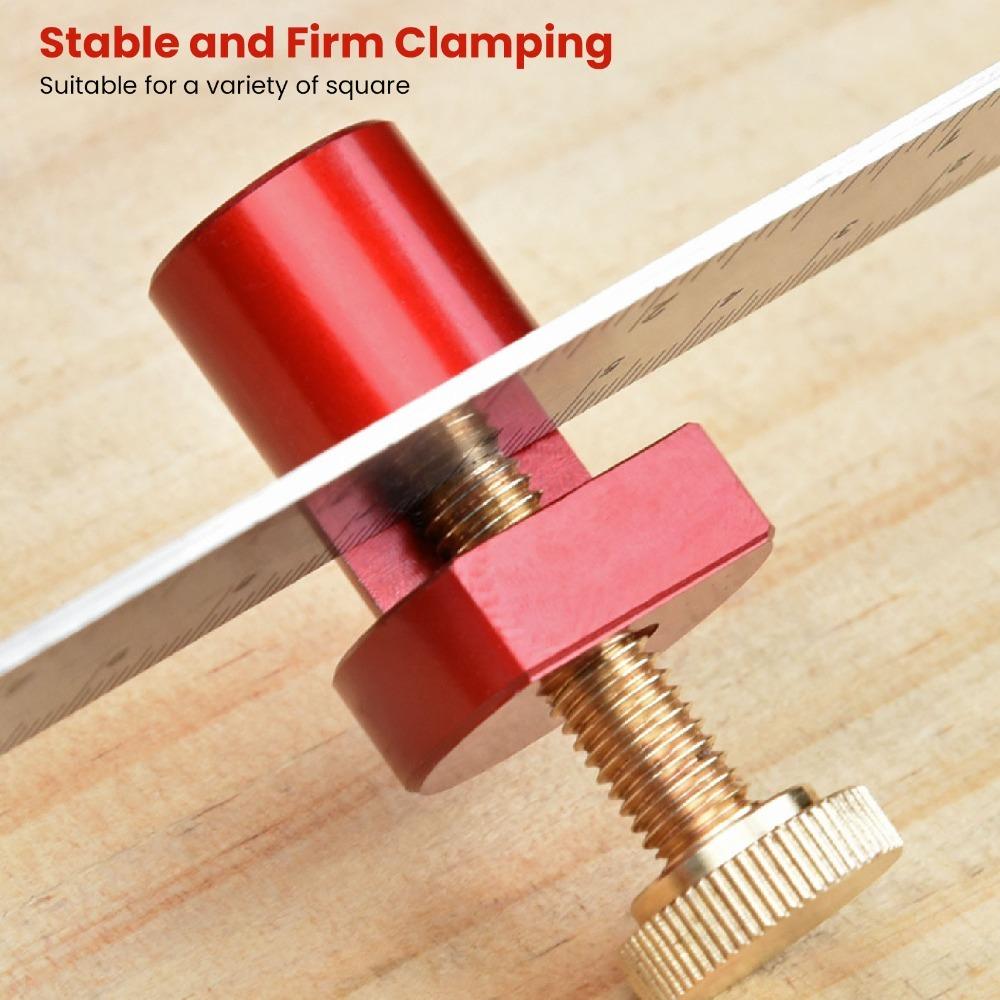 2 PCS 19/20mm Bench Dogs Aluminum Alloy Auxiliary Clamp Non-Slip MFT Stops  for Woodworking