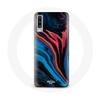 Samsung Galaxy A70 Case Abstract Texture Blue Black Red