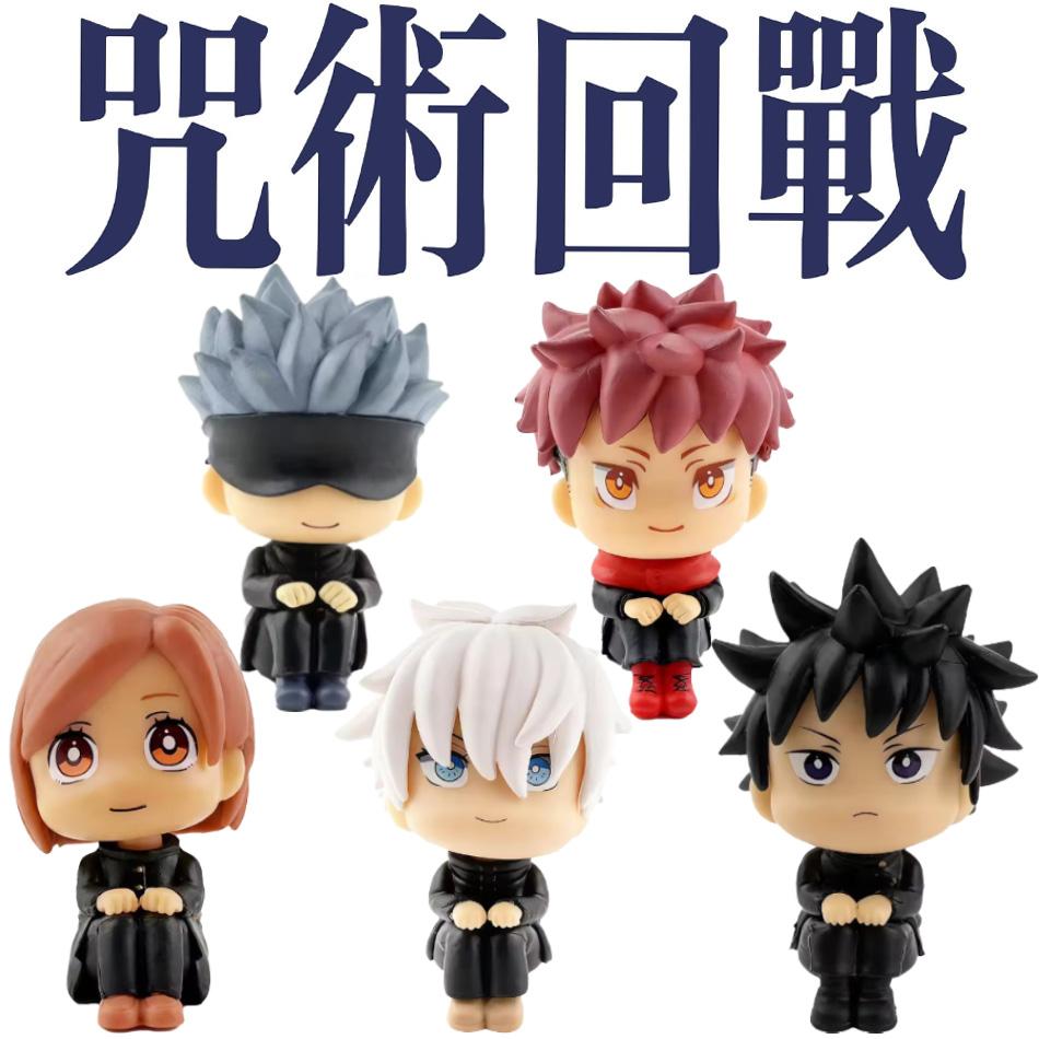 Фигурка Jujutsu Kaisen 7-9 см Аниме Итадори Юдзи Годзё Сатору Фусигуро Мегуми Кугисаки Милая Игрушка Украшение для Автомобиля ПВХ Модель Подарок
