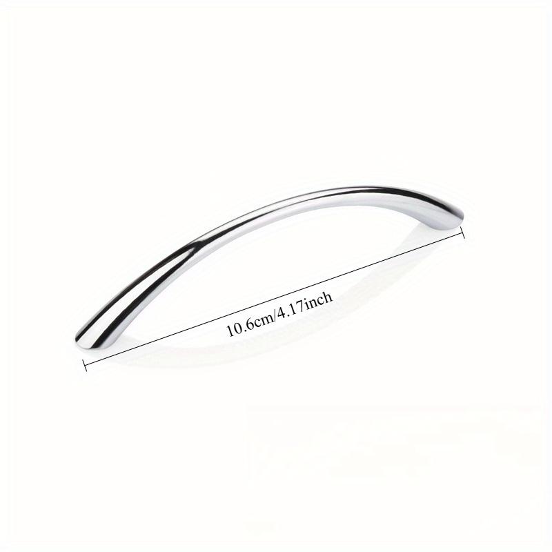 4 шт./компл. Изогнутые ручки Ручки-скобы для шкафа, Ручки для ящиков, Цинковый сплав, Ручка для дверцы шкафа, Мебельная фурнитура, Домашняя фурнитура